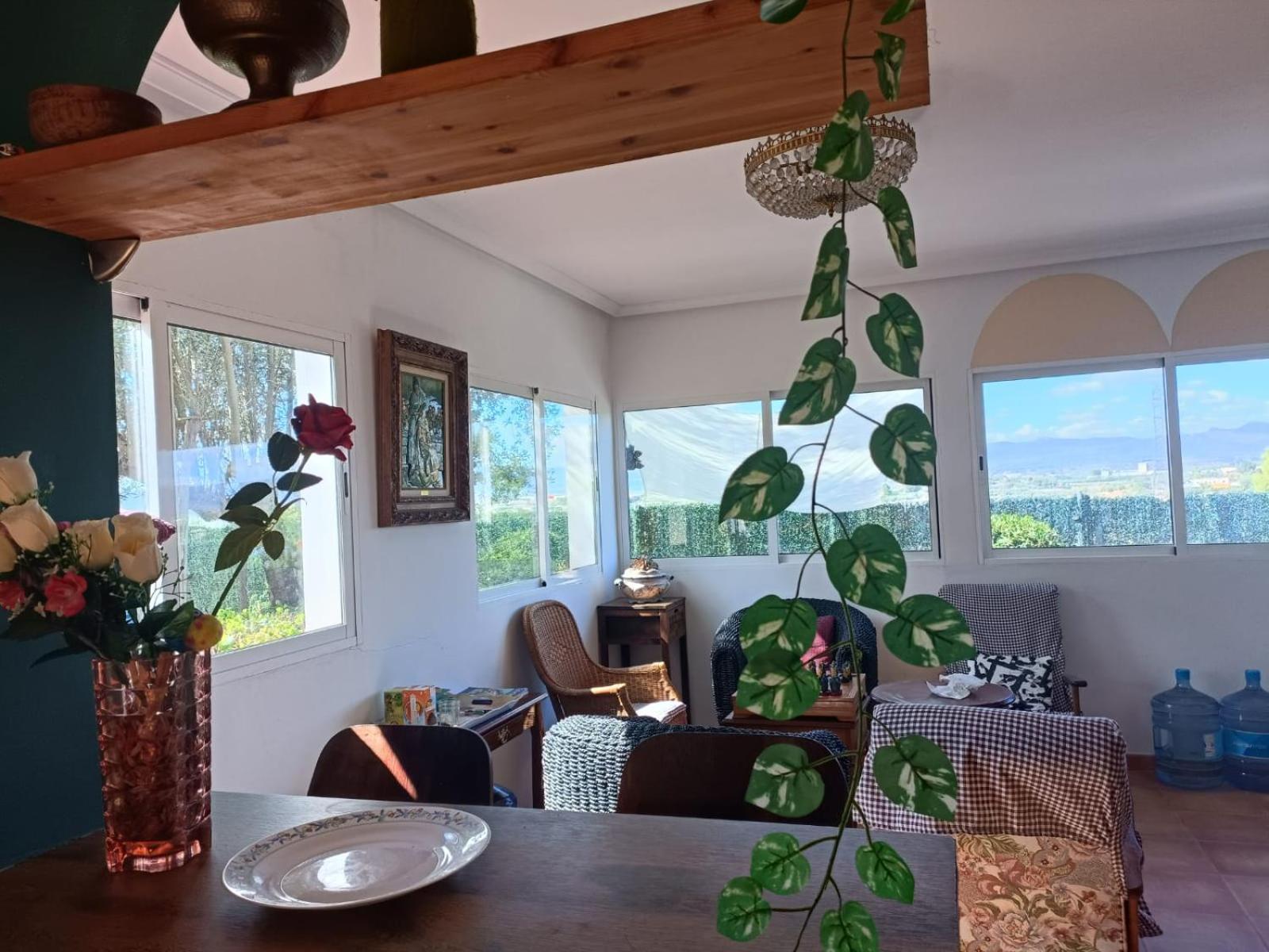 Bedroom With Private Bathroom And Two-Bedroom Family Suite In Quiet Forest Country House 80M2 Large Swimming Pool Music Town Lliria The Garden And Swimmingpool And Garden Are Shared Llíria Exterior foto